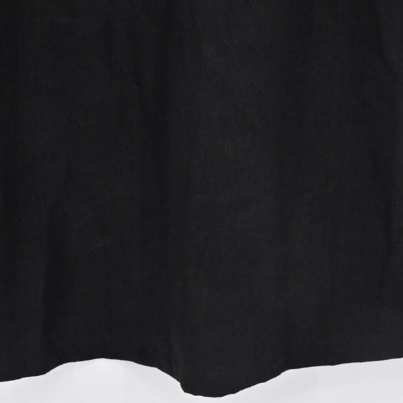 MICHAEL KORS Linen Dress Black Tunic Embellished Neck Retro Mod - Picture 4 of 5